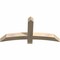 Ekena Millwork Bellingham Rough Sawn Timber Gable Bracket, Douglas Fir, 48"W x 24"H x 4"D x 4"F, 12/12 Pitch GBW048X24X0404BEL00RDF - alternate 5